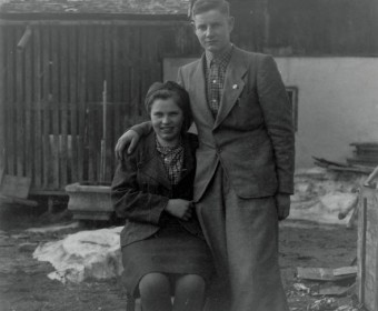 Alois Siorpaes und seine spätere Frau Agnes Niederwieser
